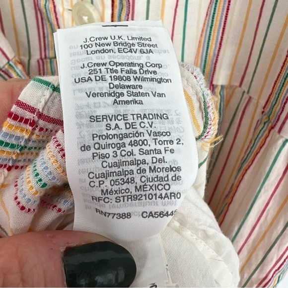 Madewell Tiered Tank Midi Dress Colorful Rainbow Stripe Sundress - Picture 11 of 14